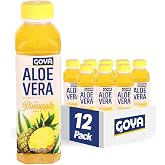Goya Foods Aloe Vera Drink With Pineapple Flavor, 16.9 Fl Oz (Pack of 12)
