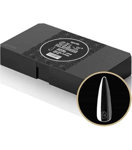 Amazon.com: Aprés Gel-X® Natural Square Long Tip Box | 500pc Gel-X