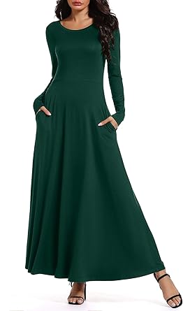 green summer maxi dress