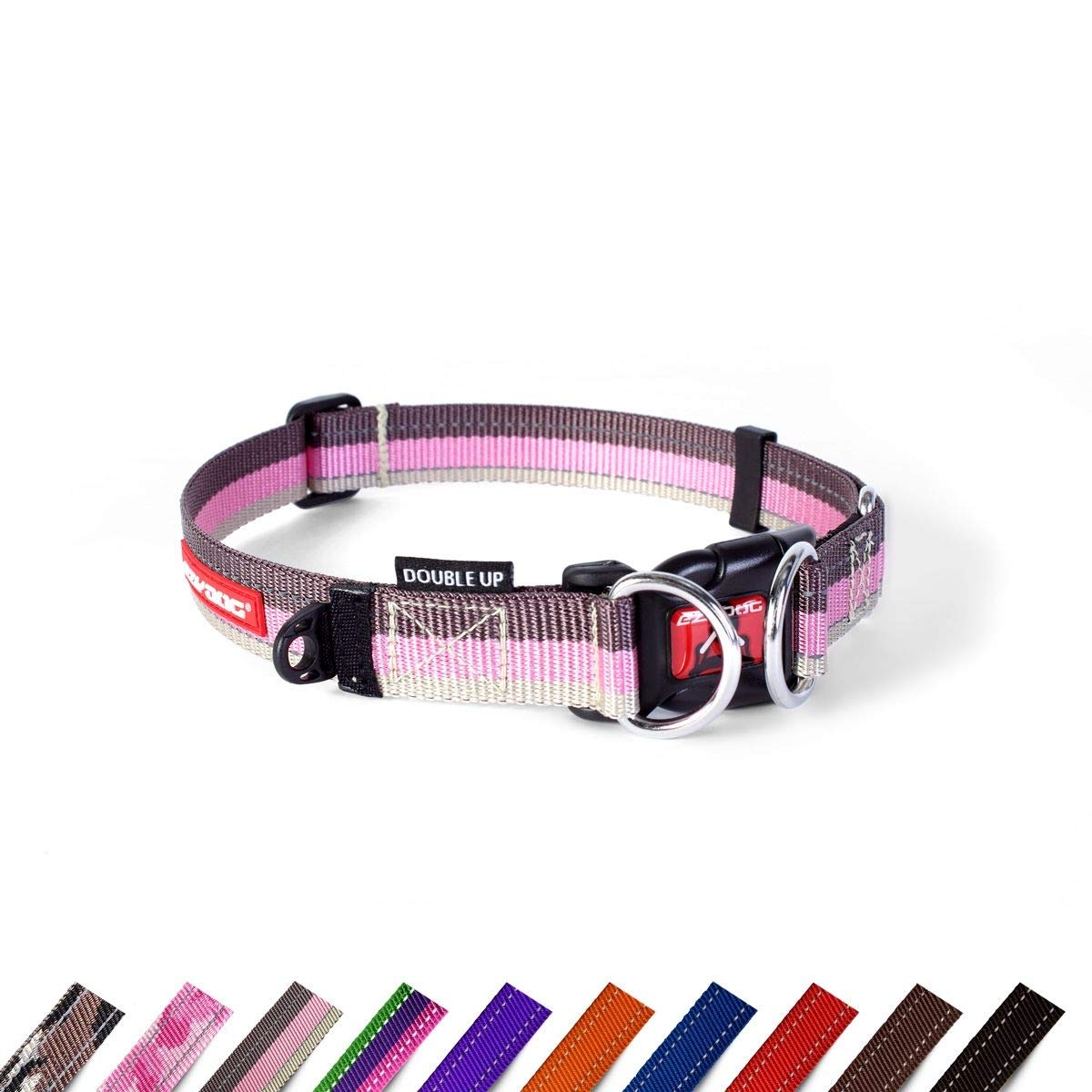 Ezydog Double Up Collar, Extra Large, Candy Stripe — image 1