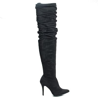 anne michelle thigh high boots
