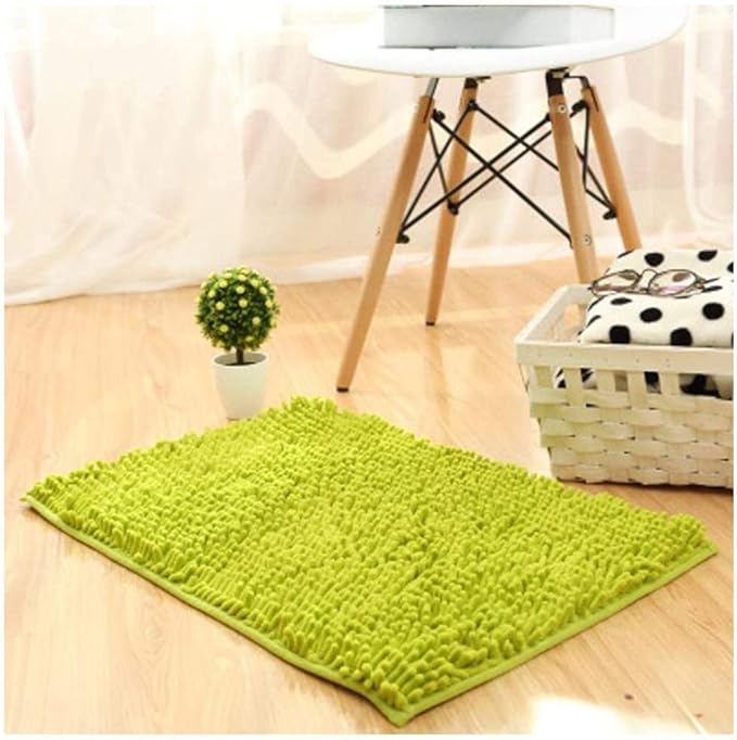 Rutschfeste Badezimmerteppiche Komfortable Chenille-Badematte