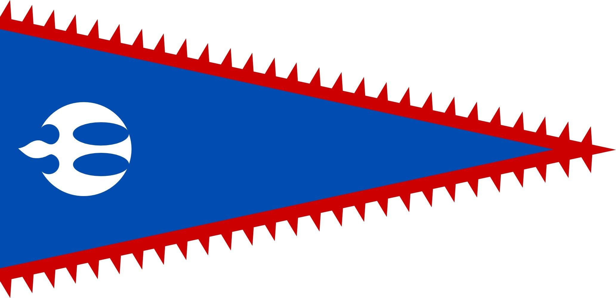 Large Flag Mongol Empire 2 | Alternate reconstructed flag of the Mongol Empire | landscape flag | 1.35m² | 14.5sqft | 80x170cm | 30x65inch - 100% Made in Germany - long lasting out