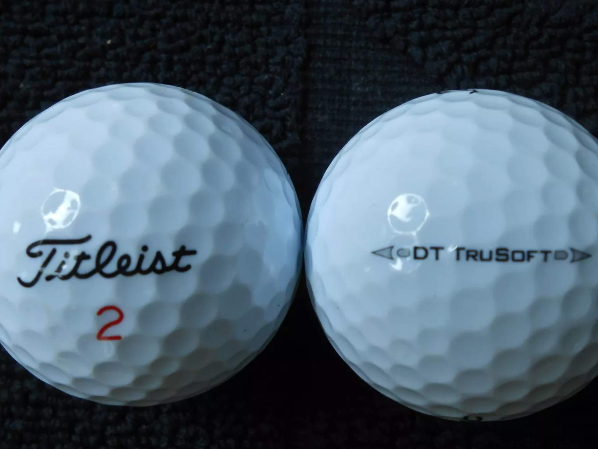 TITLEIST 50 DT TruSoft Golf Lake Balls. Pearl/Grade A quality (used)