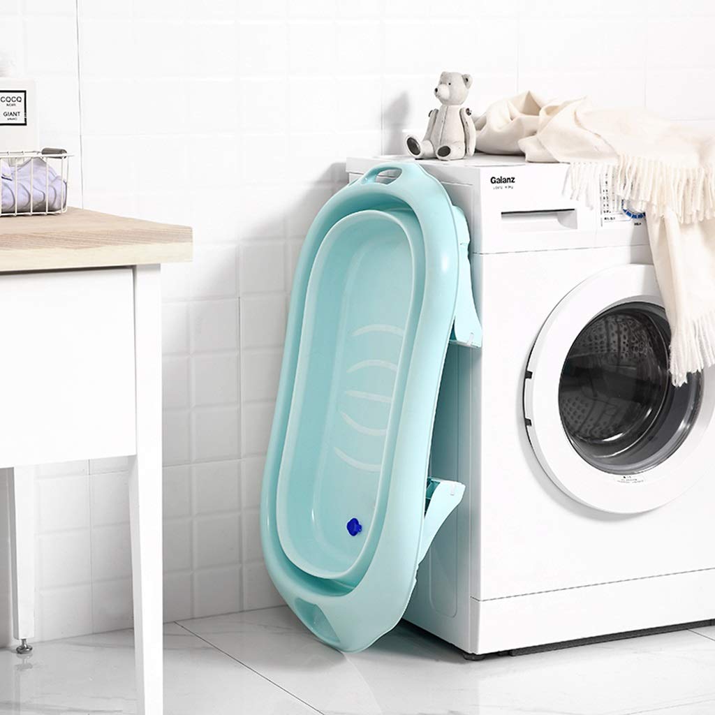 Wangxiaolinyg 折りたたみ式浴槽 子供用折りたたみ式浴槽 家庭用折りたたみ浴槽 環境保護 滑り止め 高速排水 2色 色 青 青 B07nkx3l6l 大放出セール