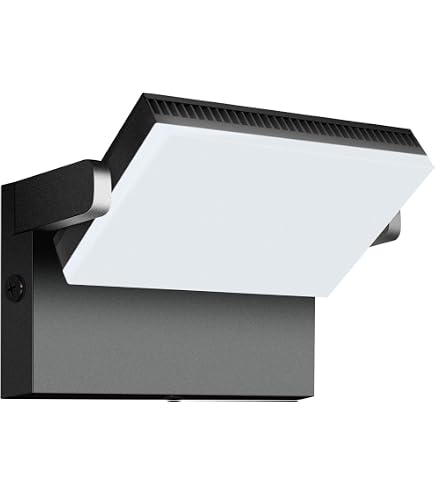 BRILLRAYDO 12W Red LED Outdoor Wall Wash Flood Light Fixture