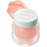 TOCOBO Vita Glazed Lip Mask – Vegan Overnight Lip Sleeping Mask for Dry, Chapped Lips | PHA (Lactobionic Acid) Gentle Exfoliation | Non-Sticky Glazed Balm, Korean Skincare, 0.68 oz