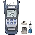 FYBOPTWU - 1pc 3 in 1 Function Fiber Optic Tester Portable Optical Power Meter (FC/SC/ST) & VFL 10km Visual Fault Locator & LED Lighting, OPM & VFL Fiber Optic Tester, Range: (-70) dBm ~ (+10) dBm