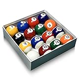 HMQQ Billiard Balls Set 2-1/4" Regulation Size Pool