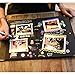DIY Scrapbook Photo Album Handmade Leather Memory Book 60 Pages for Baby Anniversary Birthday Wedding Travel Graduation Picture (Large Brown Compass)