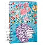 Floral Fancy Small Hardcover Wirebound Journal - Jude 2