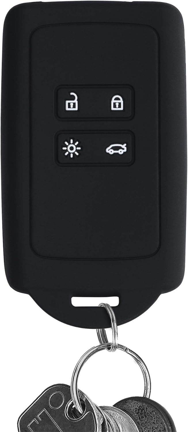 kwmobile Car Key Cover Compatible with Renault 4 Button Car Key Smart Key (only Keyless Go) - Image 4
