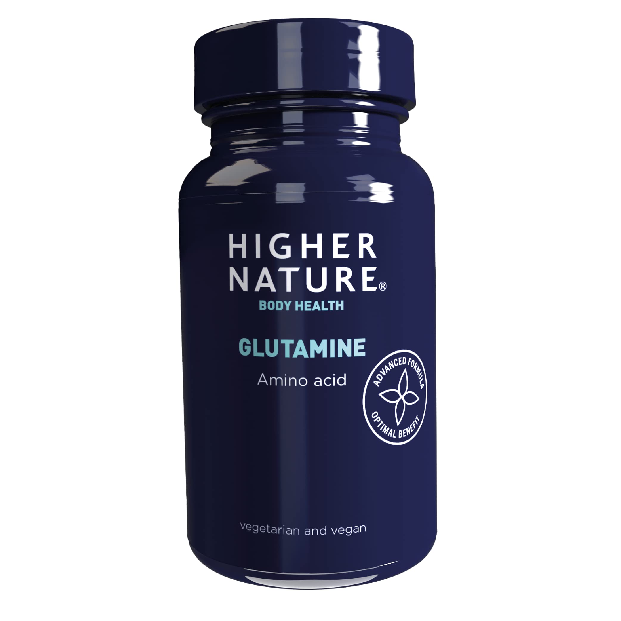 Higher Nature - Glutamine - Versatile Amino Acid - Ideal for Working Out - Supports Immune System - L Glutamine - Vegan & Vegetarian - 90 Capsules