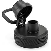 Replacement Lid Comatible With Tal Ranger Pro &amp; Manna Water Bottles, Fits 18，26，40，64 oz, Food-Grade Plastic &amp; Silicone, Leak-Proof, Shatter Resistant, Easy Twist Cap