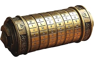 WINDAMAZINGSTORY Cryptex Puzzle Boxes Da Vinci Code Mini Cryptex Lock Anniversary Valentine's Day Puzzle Birthday Gifts for Her Girlfriend