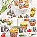 Cake Decorating Supplies Kit 56-in-1 Cake Supplies Nozzles Set with 33pcs Professional Stainless Steel Icing Tips, 1 Reusable Couplers, 1 Flower Nail, 20 Disposable Pastry Bag & 1 Reusable Pastry Bag
