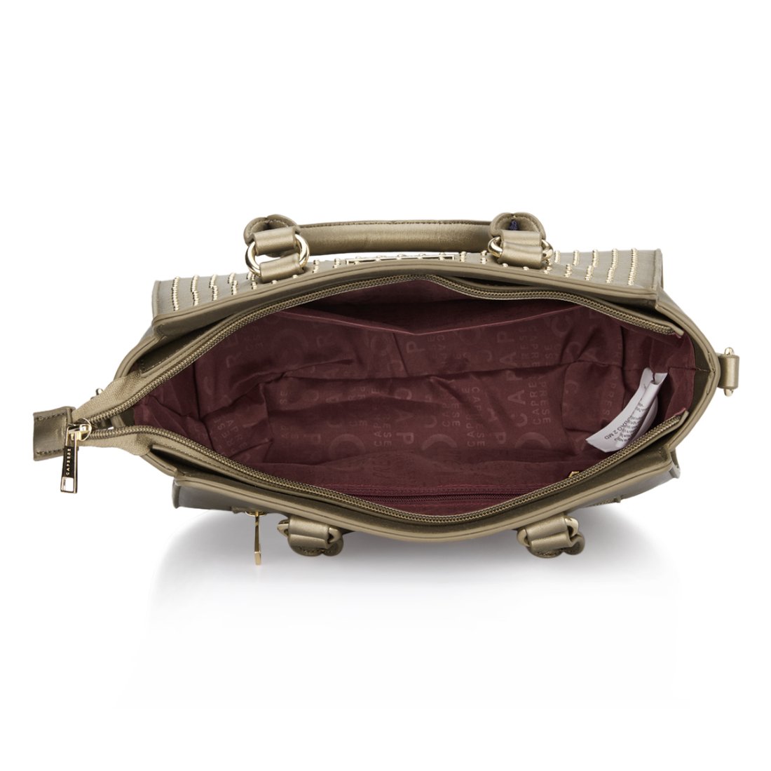 caprese jena women's satchel (dull gold) ()