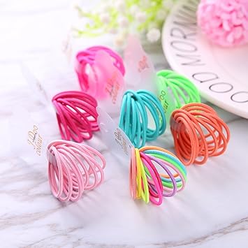3000 Muticolored Hair Ties Sufermee 3000 Pcs Candy Hair Rubber