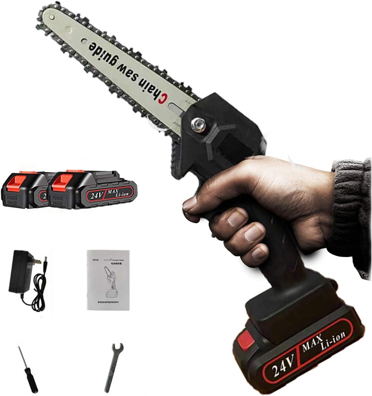 24v Mini Chainsaw Battery Powered Chainsaw 6Inch Cordless