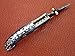 DR-5202-B Custom made damascus blade and bolsters awesome folding/Pocket knife