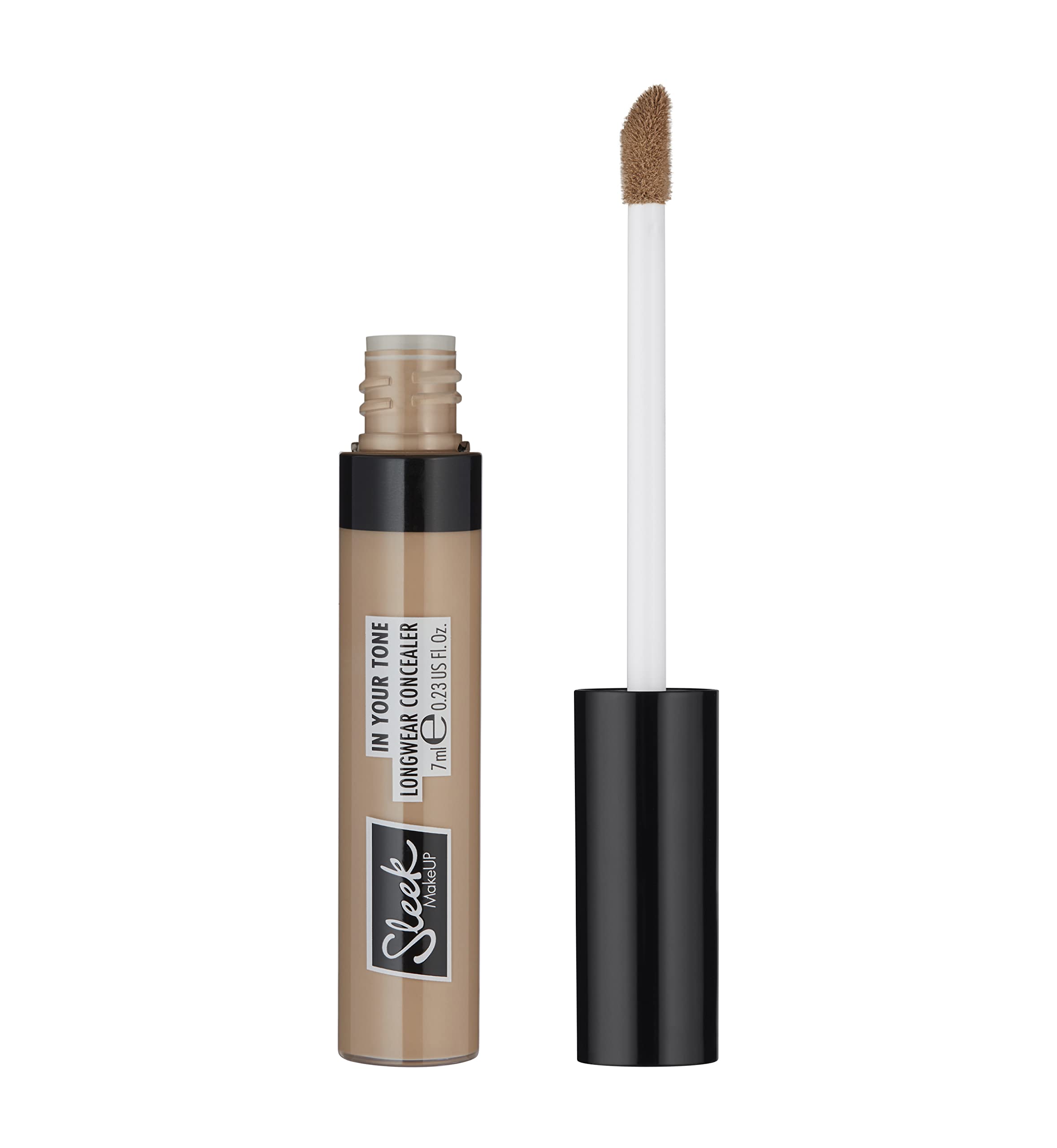 Sleek MakeUP In Your Tone Longwear Concealer, Hides Dark Circles and Covers Blemishes, Buildable Medium to Full Coverage, 4N, 7ml