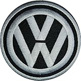 Vw Volkswagen (Black) Patch Patch Sew Iron on Logo Embroidered Badge Sign Emblem Costume BY Dreamhigh_skyland