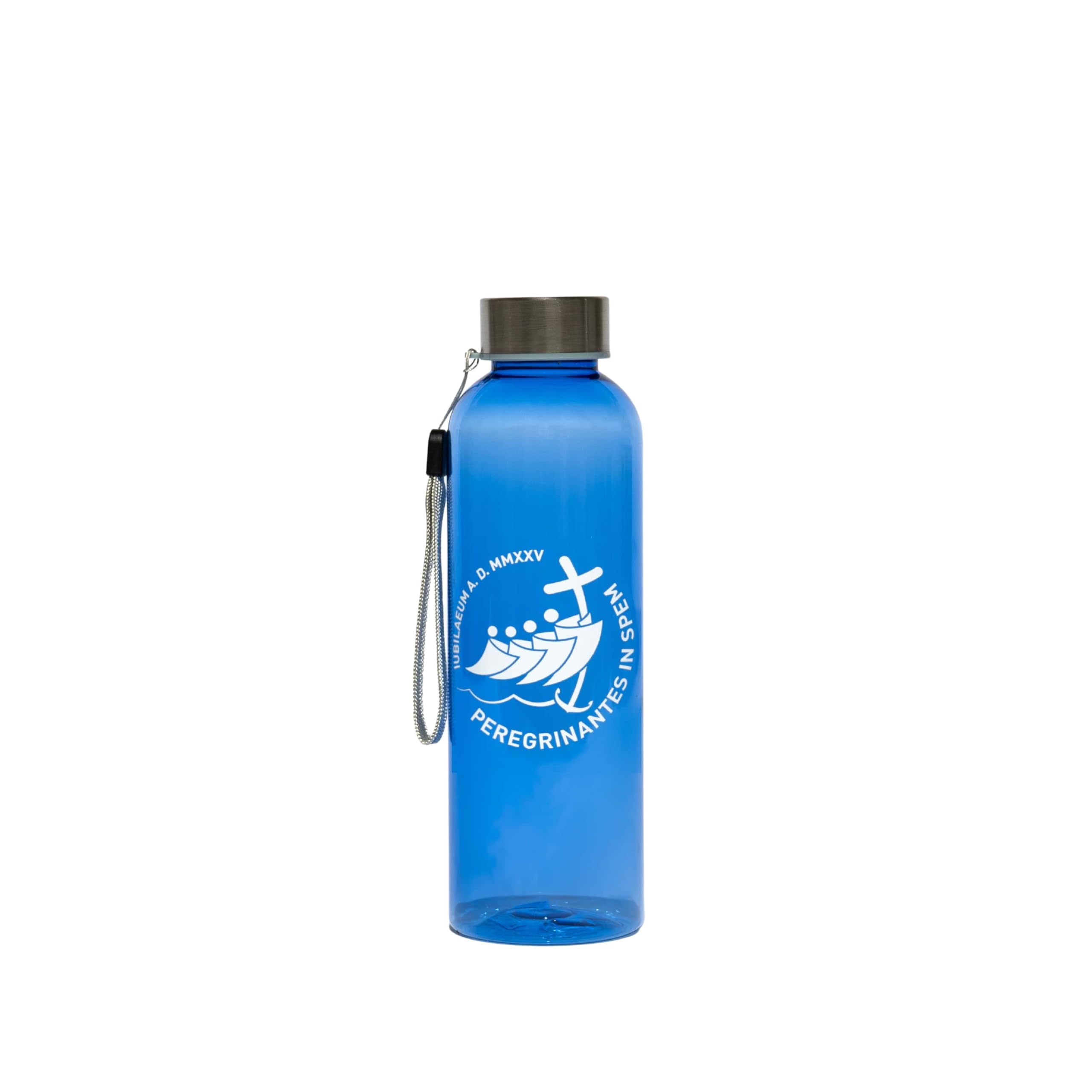 PILGRIM'S BACKPACK Pilgrim Water Bottle in Aluminium, Thermal, 500Ml (16,90 fl.oz.) Capacity, Official Jubilee Product 2025 (Blue)