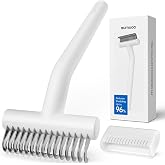 aumuca Undercoat Rake for Dogs, Deshedding &amp; Dematting Comb for Cats, Horse | Dog grooming rake &amp; dog shedding brush in one | Lifts undercoat in a single pass | Gentle on matted hair &amp; sensitive skin