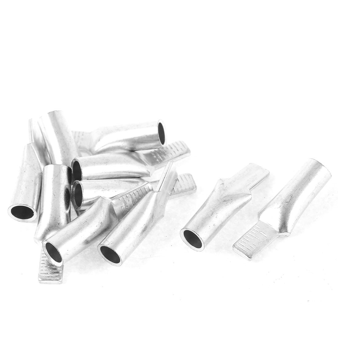 sourcing map C45-25 25mm2 Cable Copper Terminal Wiring Connector 10 Pcs Silver Tone