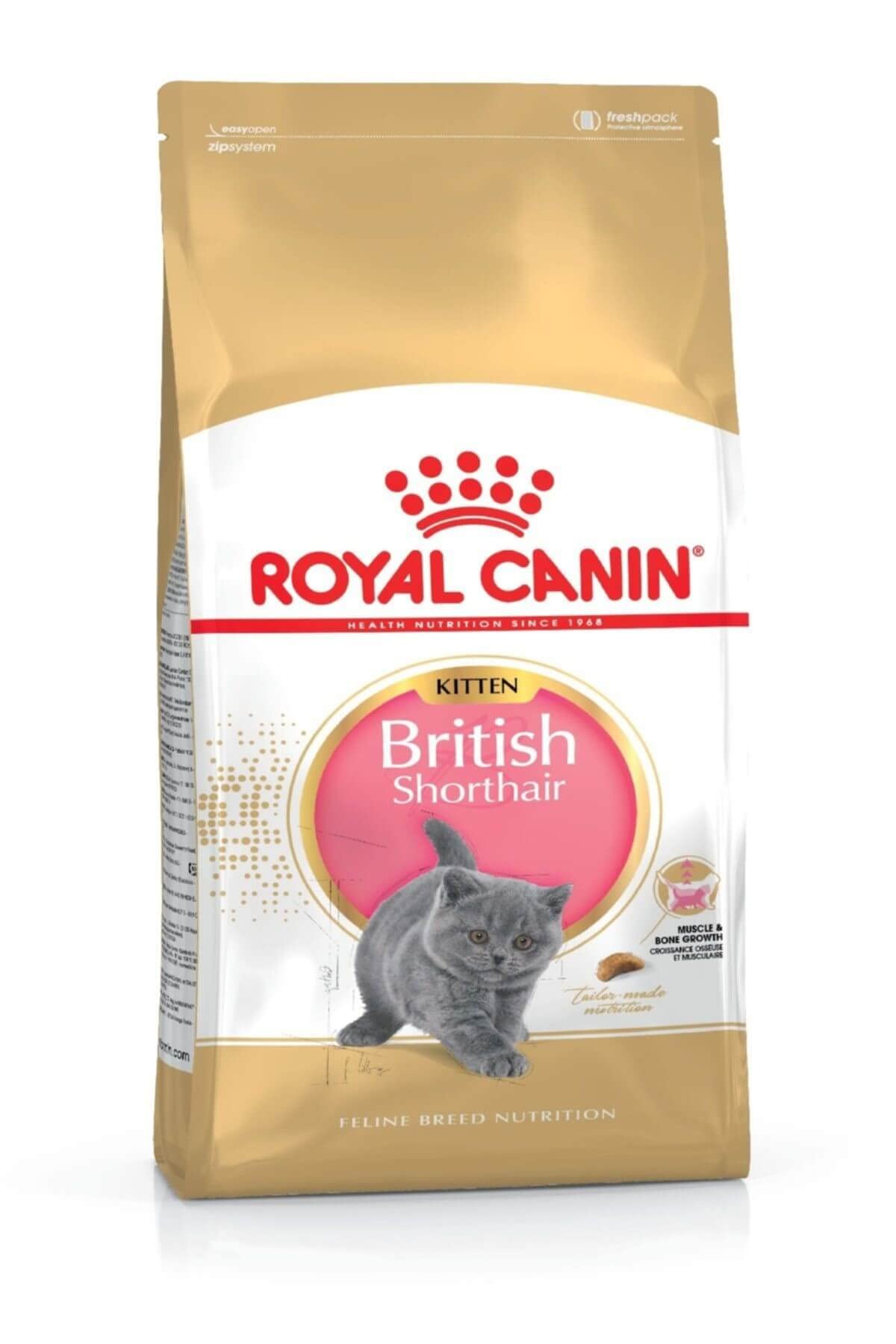 Royal Canin Kitten Food - British Shorthair Complete Food 2Kg