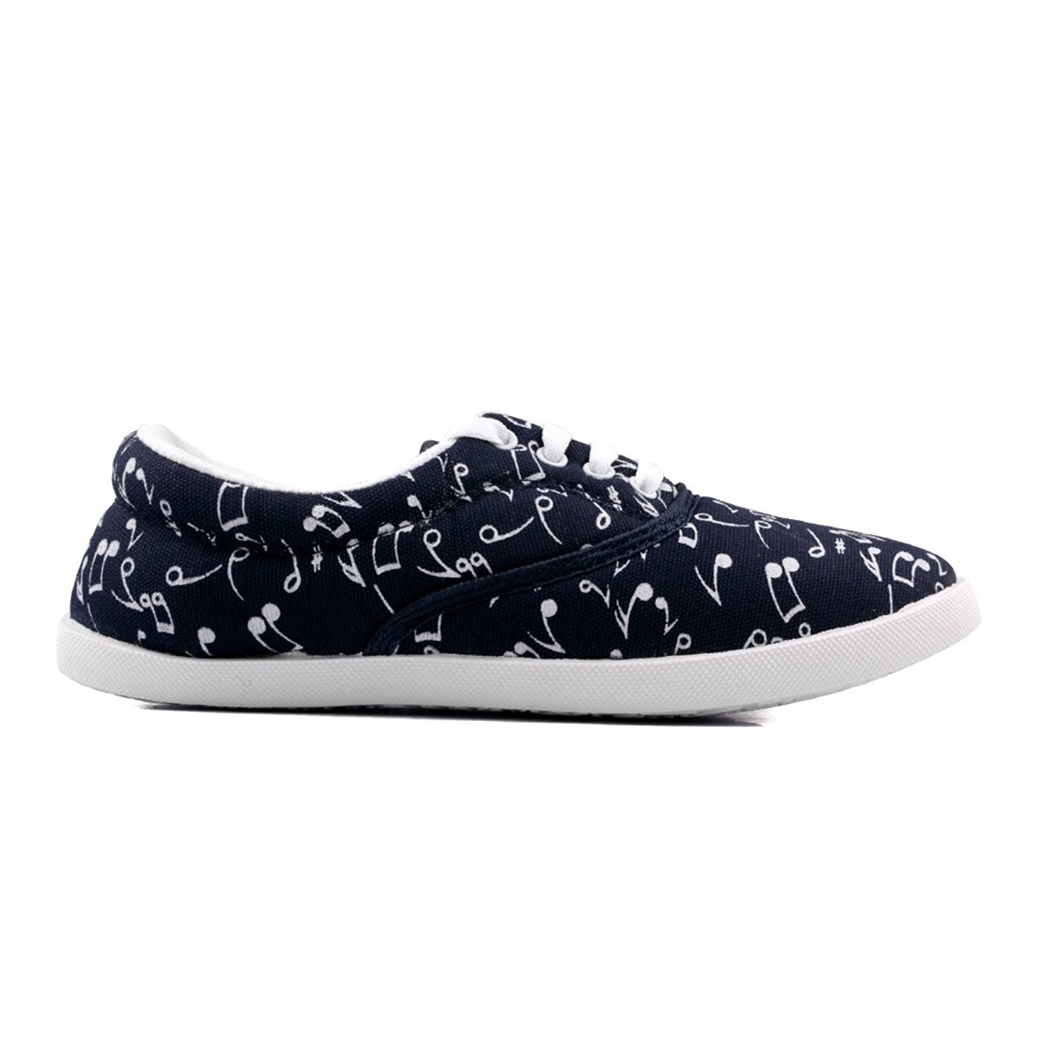 asian shoes amy-23 navy blue white women canvas shoes