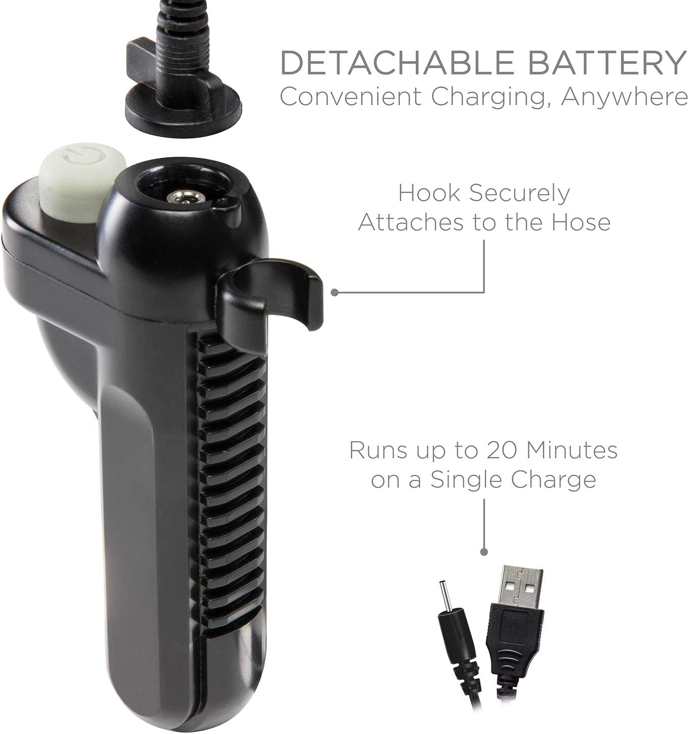 Ivation Portable Camping Shower | Compact Handheld & Hands-Free Rechargeable Outdoor Shower Head & Cleaning System w/ 3.7V Pump, 6-Ft Hose, Bidet Head, Removable Filter, Multiuse Hook & USB Cable : Sports & Outdoors