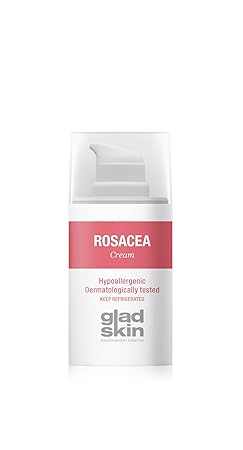 Gladskin Rosacea Creme 15ml - verringert Rötungen, Pusteln, und brennendes Gefühl und beugt neuen Entzündungen vor