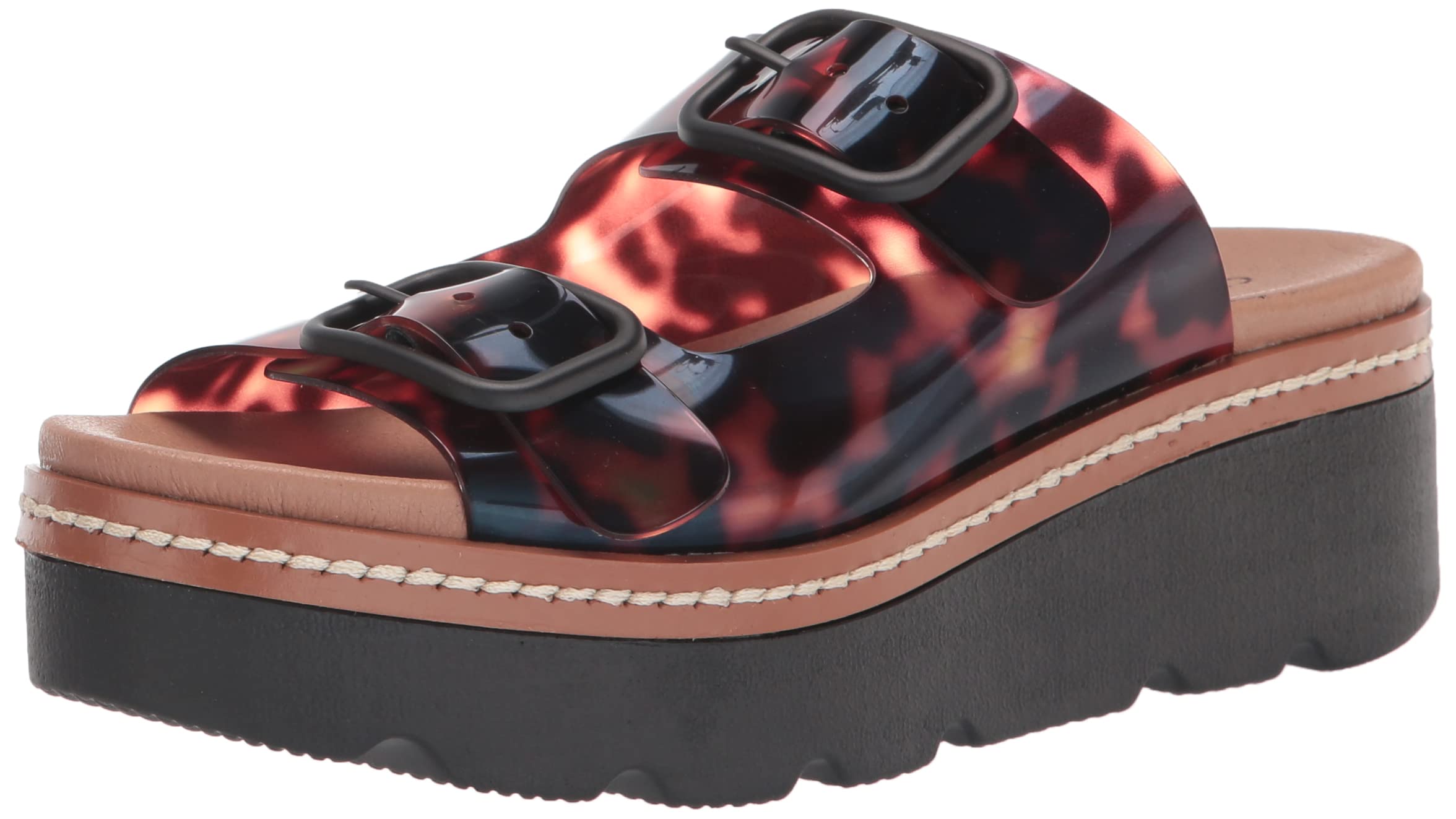 Chinese Laundry Women’s Surfs UP Wedge Sandal, Tortoise, 6.5