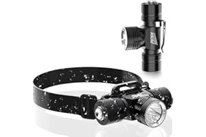 PFSN professioner Scuba Diving Headlamp Rechargeable Dive Light, 3-in-1 Professional Underwater Headlight IPX68 Waterproof, 1200 Lumen Underwater Flashlight for Diving, Caving, Snorkeling