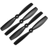 uxcell Bullnose Propellers 5045 5x4.5 Inch CW CCW 2-Vane for RC Quadcopter Hexacopter Multirotor, Black 2 Pairs