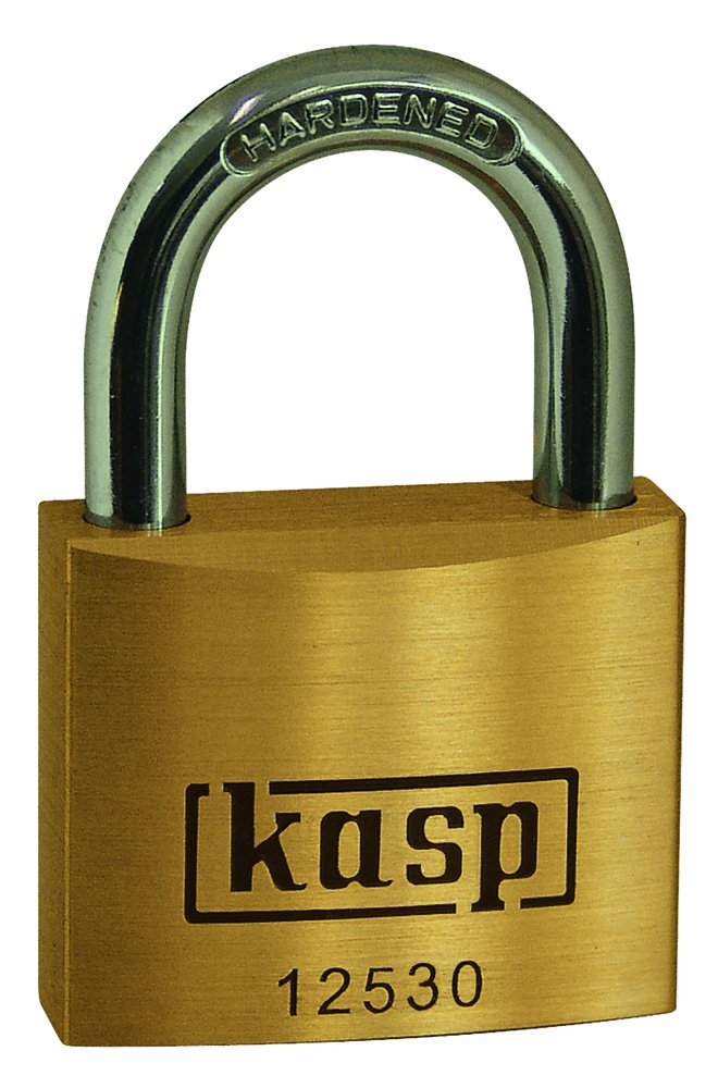 Kasp K12530 30 mm Premium Brass Padlock