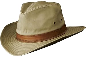 DORFMAN PACIFIC Dorfman Hat Co. Men's Twill Outback Hat