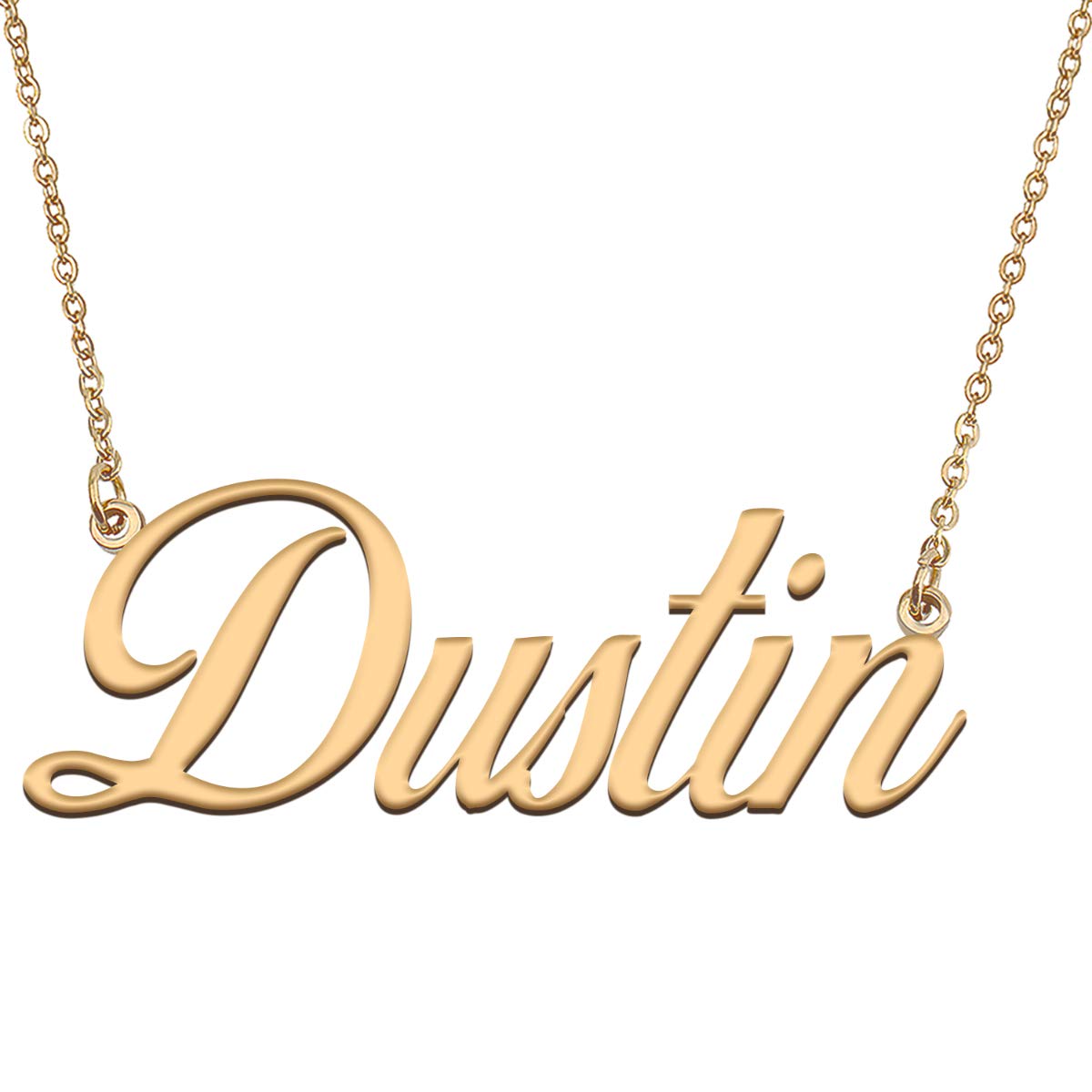 HUAN XUN Customized Custom Simple Any Name Necklace