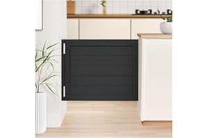 PENGFEI Swinging Cafe Door Pine Wood Saloon Door Includes Hinges, Single Half Doors for Kitchen Shop Entrance Partition Pub,Painted Finished