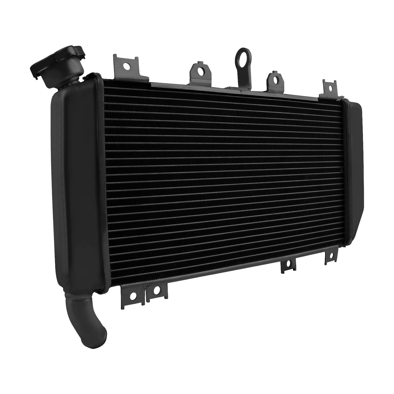 Photo 1 of Aluminum Cooling Radiator Replacement for Kawasaki Ninja 400/Ninja 400 ABS 2018-2024 Ninja 500/ Ninja 500 ABS 2024-2026 Z500/Z500 SE 2024 2025 Engine Radiator Cooler(black)