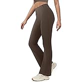 Yoga Pants for Women High Waisted Flare Leggings Bell Bottom Leggings Front Seamless Flared Workout Pants Tummy Control