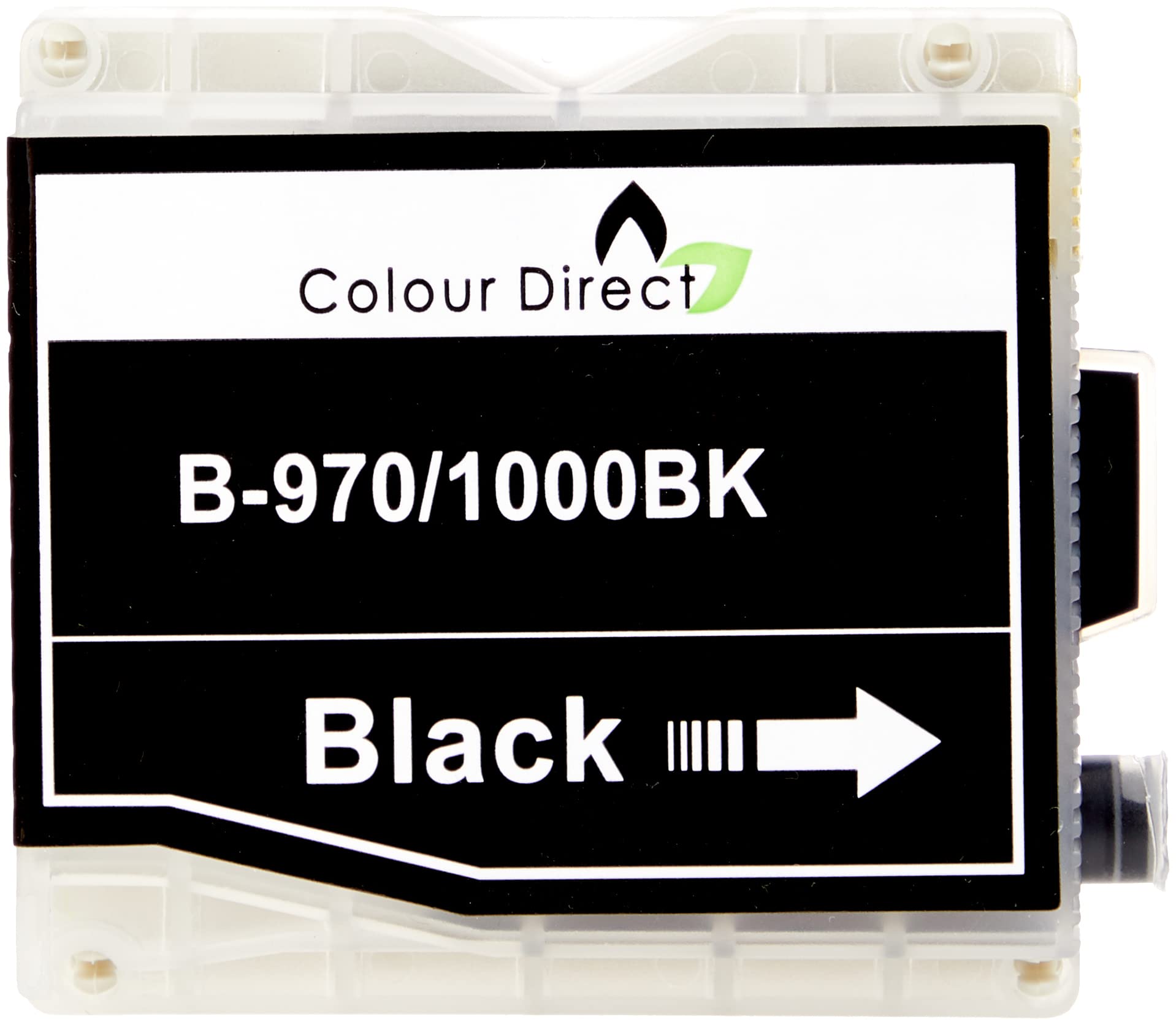 Go Inks 4 Black Ink Cartridges to replace Brother LC970Bk and LC1000Bk Compatible/non-OEM for Brother DCP, MFC and FAX Printers, High Capacity