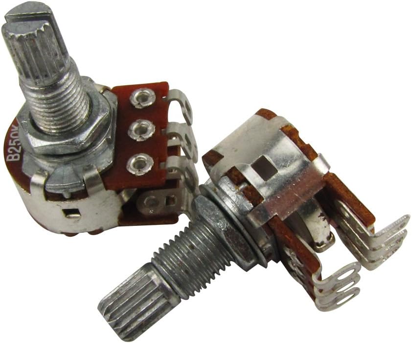 Musiclily Metric18mm Split Shaft B250k Double Layers Guitar