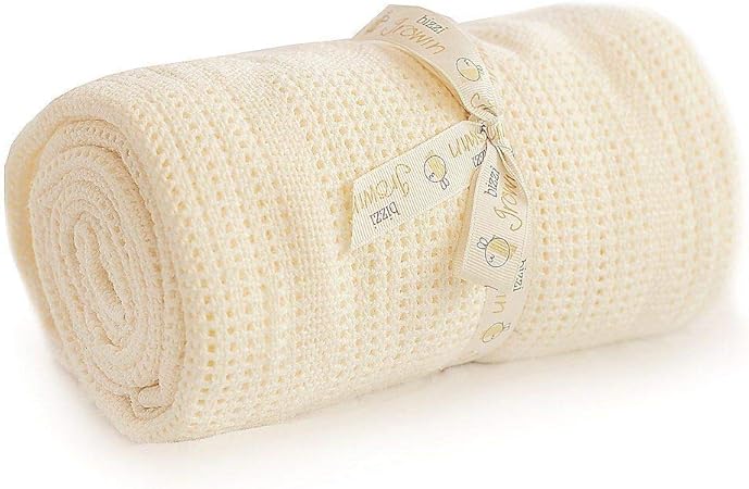 cot bed cellular blanket