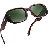 SOJOS Retro Oval Oversized Polarized Sunglasses for Women UV400 Designer Shades Lentes De Sol Para Mujer SJ2621A