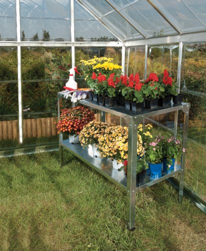 Palram HobbyGrower Galvanized 2-Level Shelving System