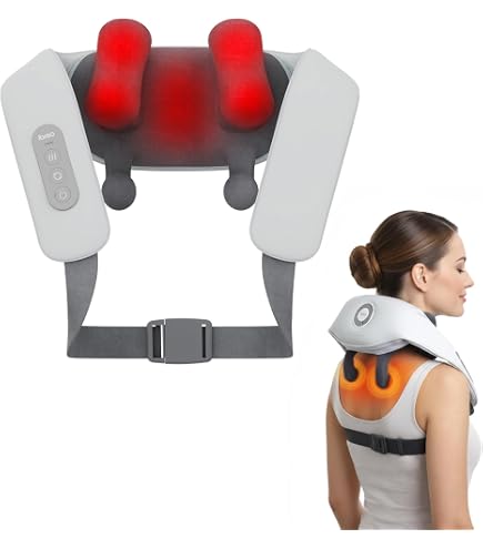 Amazon.com: Shiatsu Neck and Back Massagers with Heat, 150 Mins