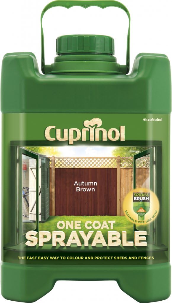 Cuprinol Sprayable Fence Treatment 5L Forest Green (145810) Amazon.co
