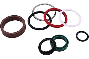 SUKATC D148100 D83184 Steering Cylinder Seal Kit Compatible with Case 480C 480D 480E 580C 580D 580SD 580SE 580F
